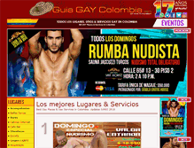 Tablet Screenshot of guiagaycolombia.com